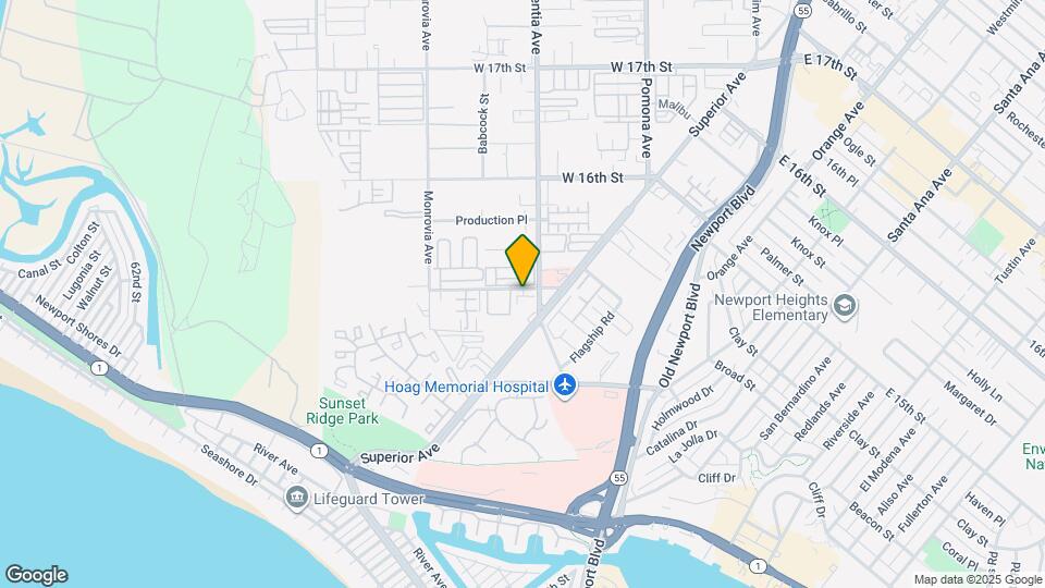 815 W 15th St Map and Location Details