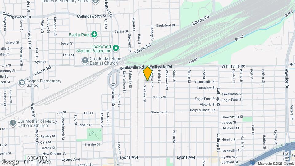 5902 Downing St., Unit A Map and Location Details