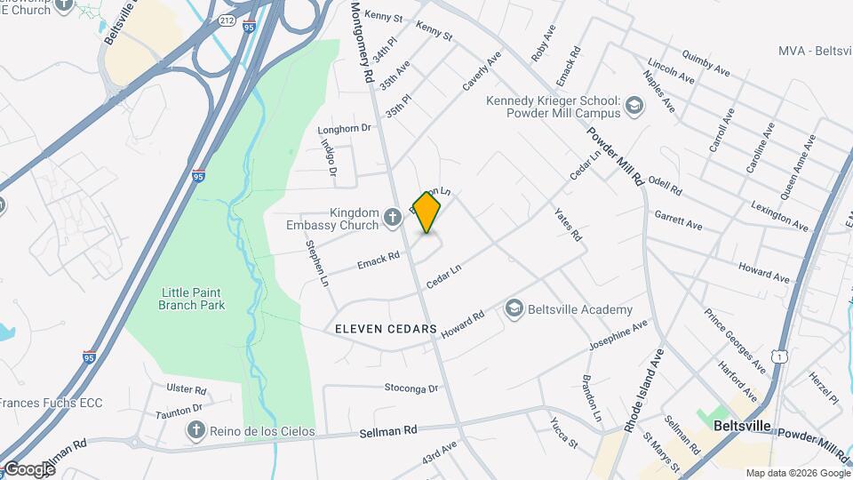 11207 Emack Rd Map and Location Details