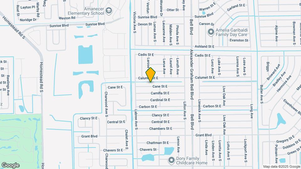 727 Cane St E Mapa y Detalles de la Ubicación