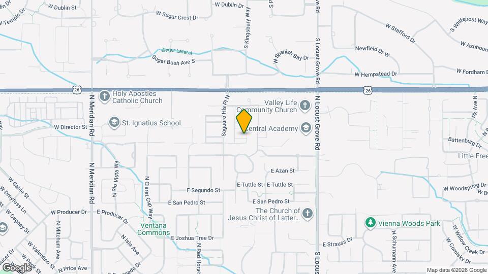 1062 E Martello Ln Map and Location Details