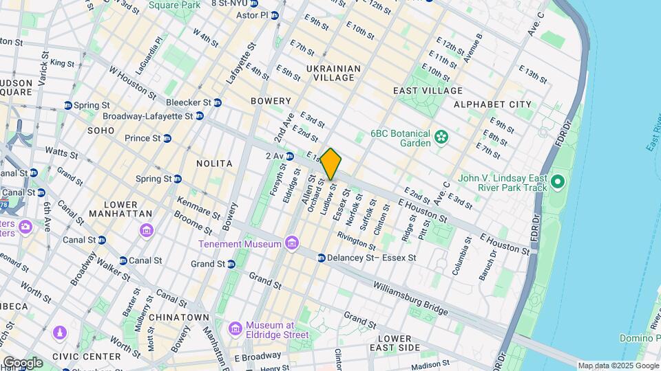 177 Ludlow St Map and Location Details
