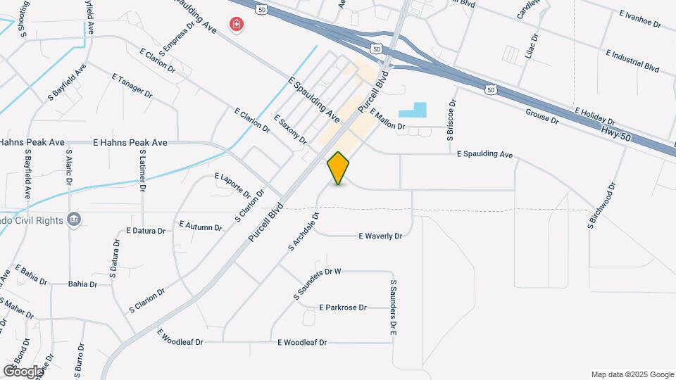 334 S Archdale Dr Map and Location Details