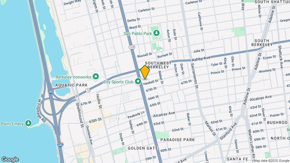 1203 Haskell St Mapa y Detalles de la Ubicación