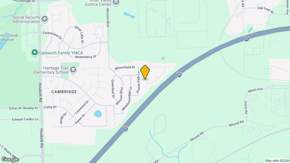 905 Thorn Creek Dr Map and Location Details