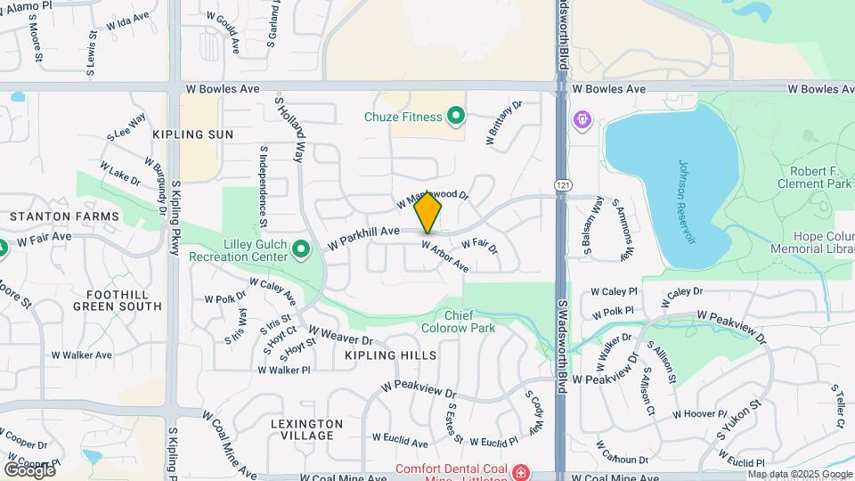 8963 W Arbor Ave Mapa y Detalles de la Ubicación