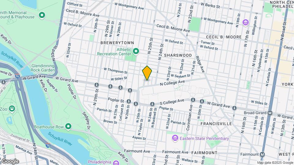 1208 N Taylor St Map and Location Details