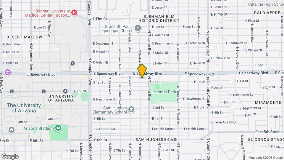 2409 E 1st St Mapa y Detalles de la Ubicación