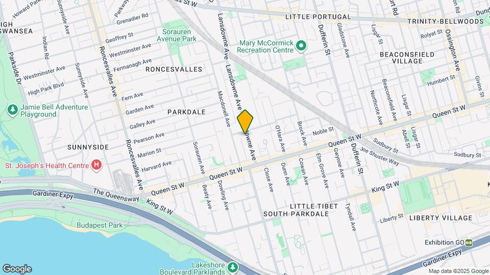 48 Lansdowne Ave Map and Location Details