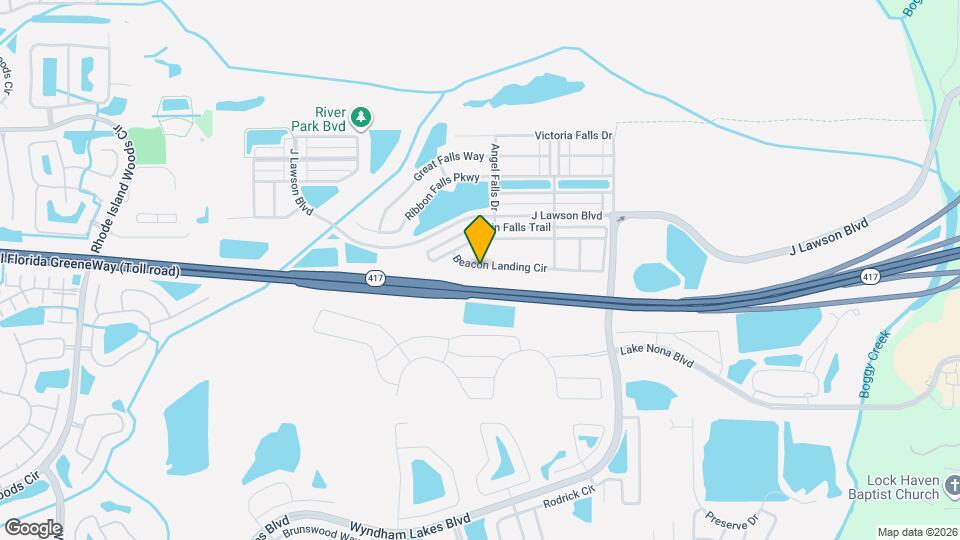 2445 Beacon Landing Cir Map and Location Details