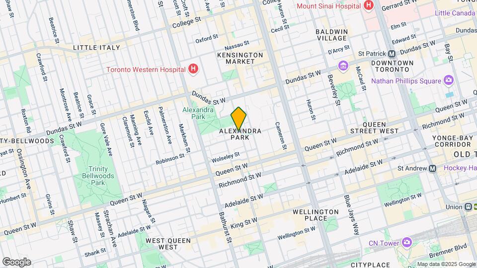 50 Denison Ave Map and Location Details