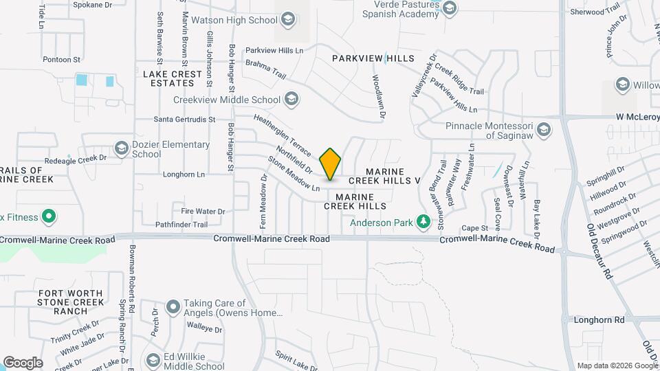 5516 Stone Meadow Ln Map and Location Details