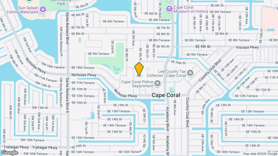 1034 SE 5th Pl Map and Location Details