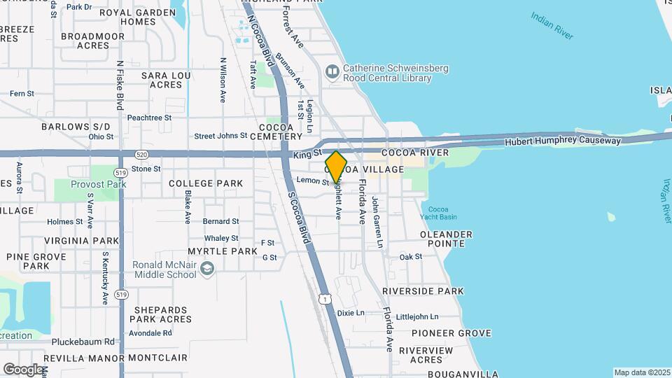 400 Hughlett Ave Map and Location Details