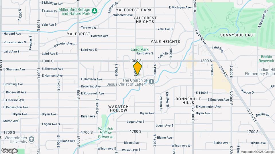 1809 E Harrison Ave Map and Location Details