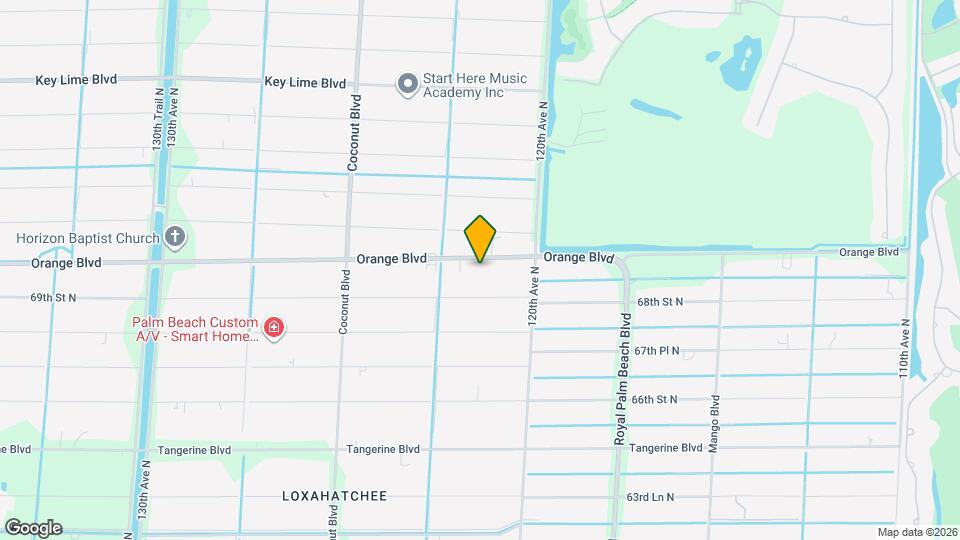 12146 Orange Blvd Map and Location Details