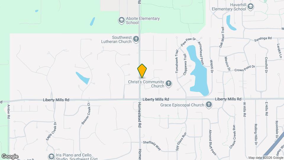 5510 Columbine Ln Map and Location Details