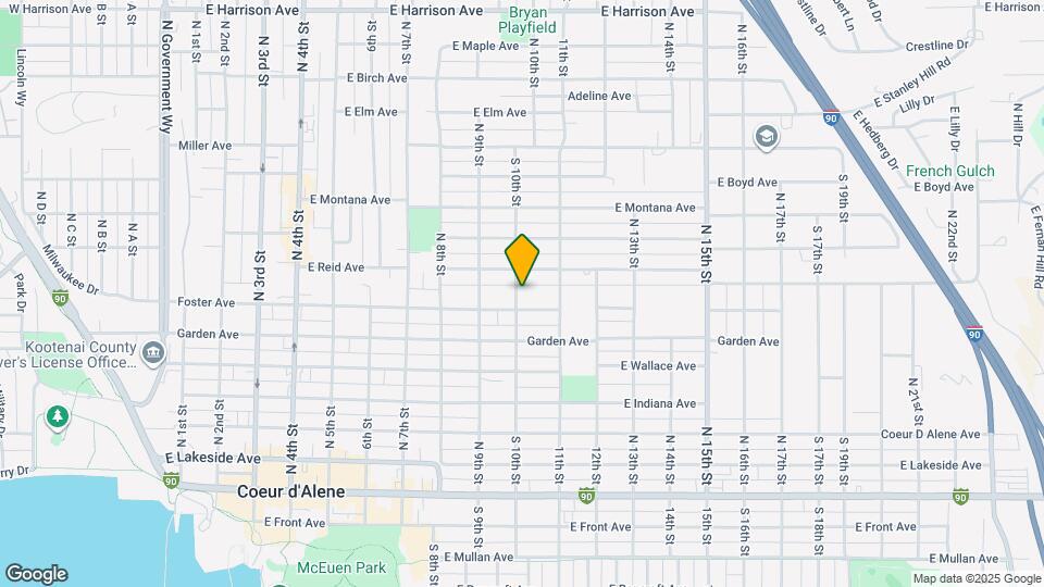 718 N 10th St Map and Location Details