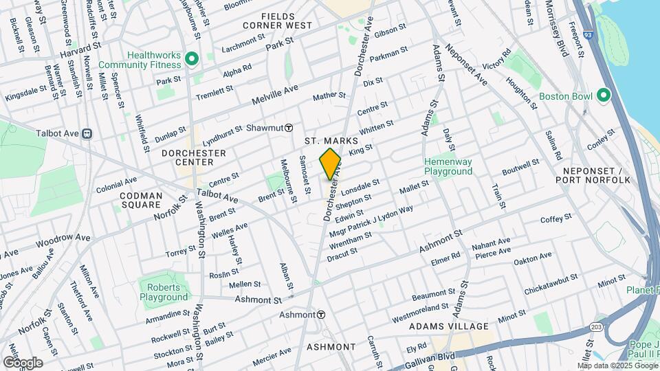 Codman Square Apartments Mapa y Detalles de la Ubicación