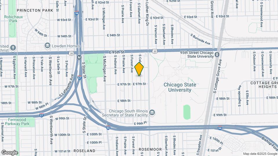 9640 S Calumet Ave Mapa y Detalles de la Ubicación