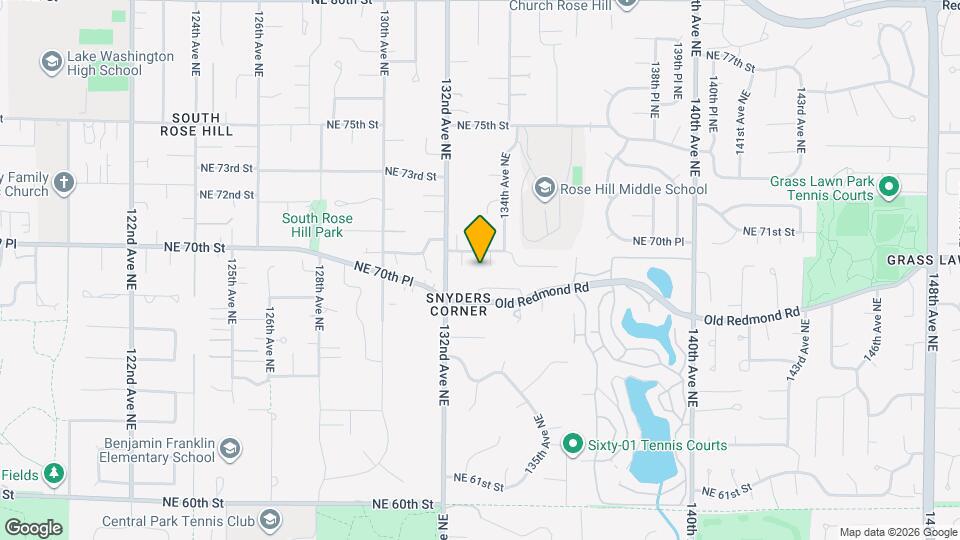 6909 133rd Ct NE Map and Location Details