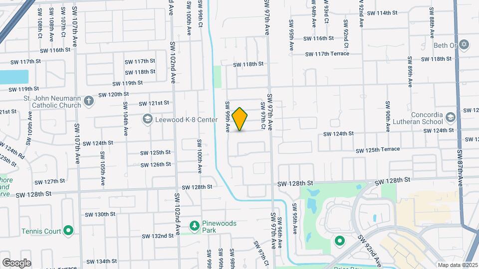 9824 SW 123rd Terrace Map and Location Details