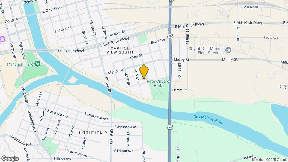 910 E Railroad Ave Map and Location Details