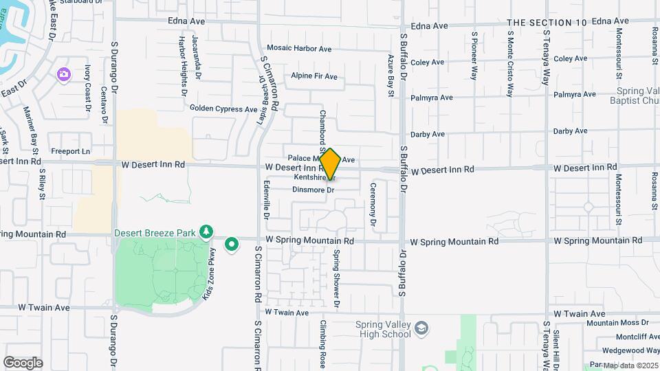 8008 Dinsmore Dr Map and Location Details