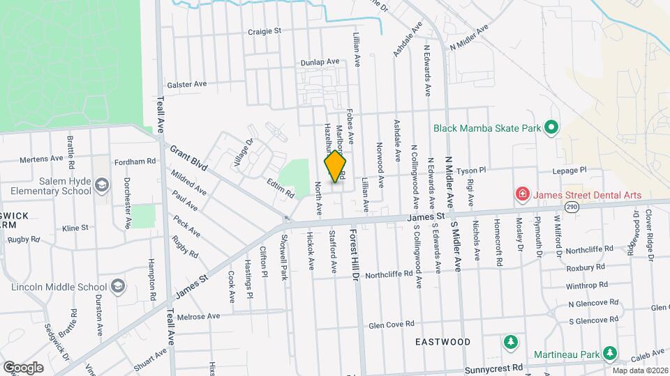 106 Hazelhurst Ave Map and Location Details