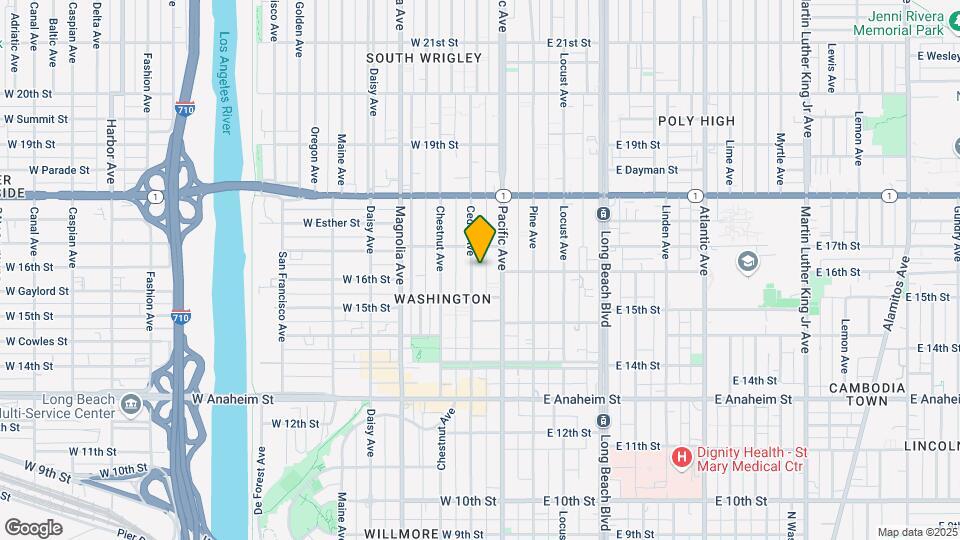 1600-1602 Cedar Ave Mapa y Detalles de la Ubicación