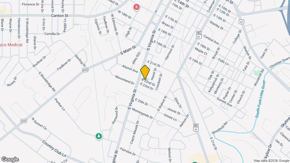 303 E 22nd St Map and Location Details