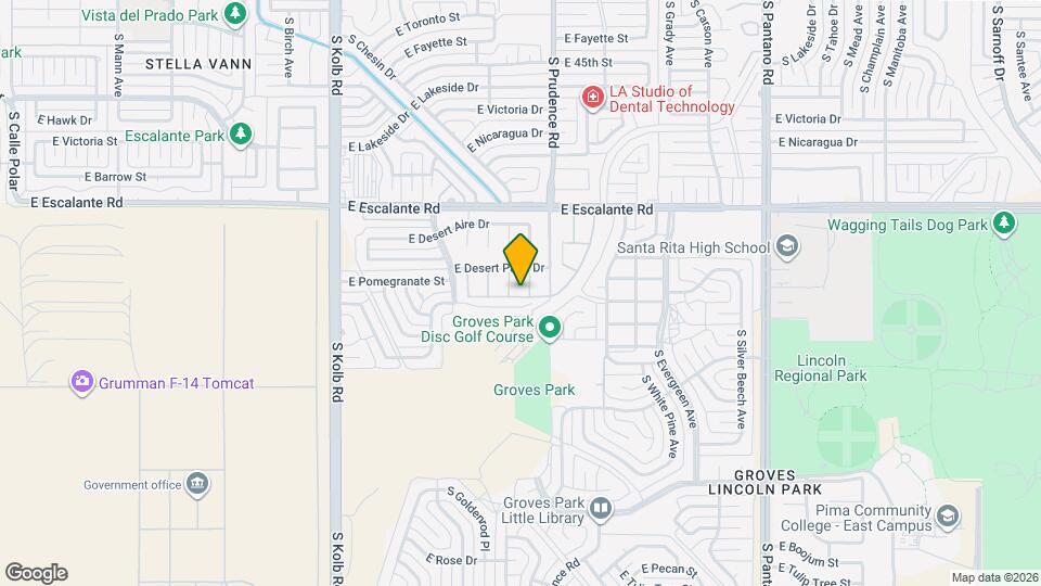7455 E Desert Spring Dr Map and Location Details