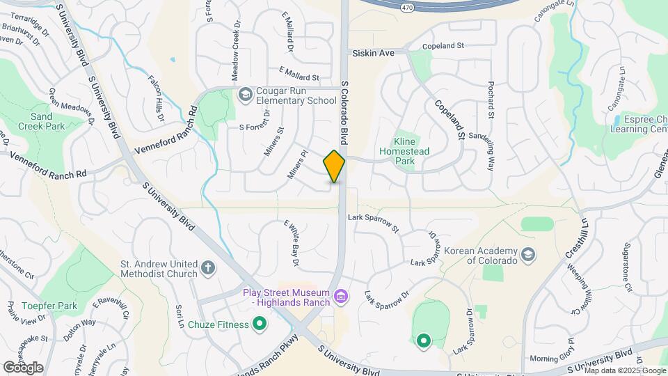 3897 Garnet Way Map and Location Details