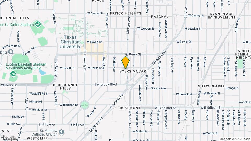3208 McCart Ave Map and Location Details