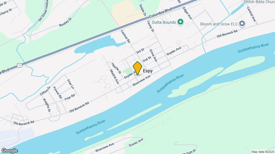 2301 Old Berwick Rd Map and Location Details