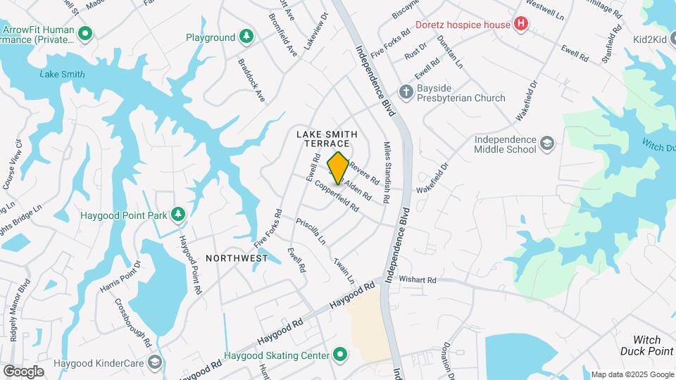 1101 Pickwick Rd Map and Location Details