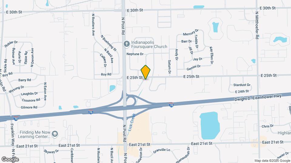 2457 Galaxy Ln Map and Location Details