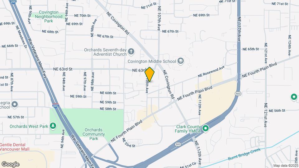 6011 NE 105th Ave Map and Location Details