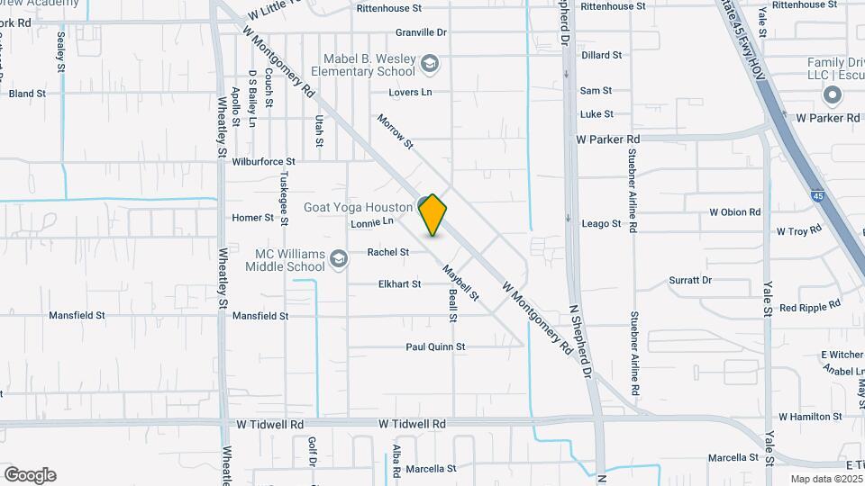 6304 Maybell St Map and Location Details