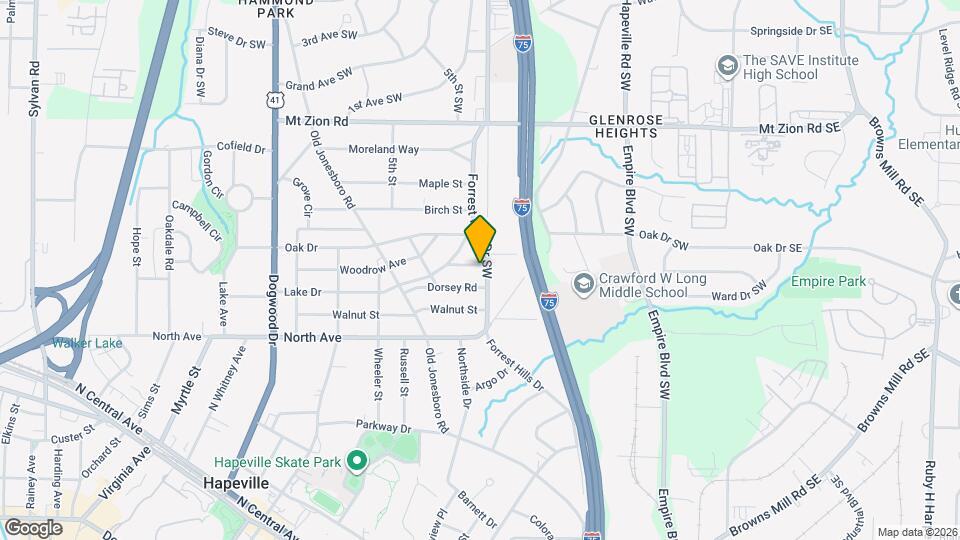 3225 Forrest Hills Dr SW Map and Location Details