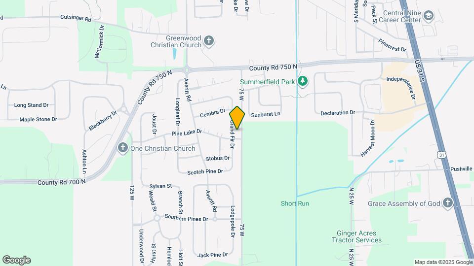 2525 Grand Fir Dr Mapa y Detalles de la Ubicación