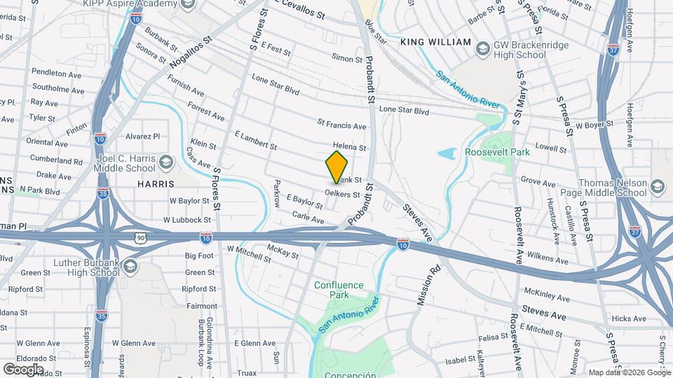 235 Oelkers St Mapa y Detalles de la Ubicación