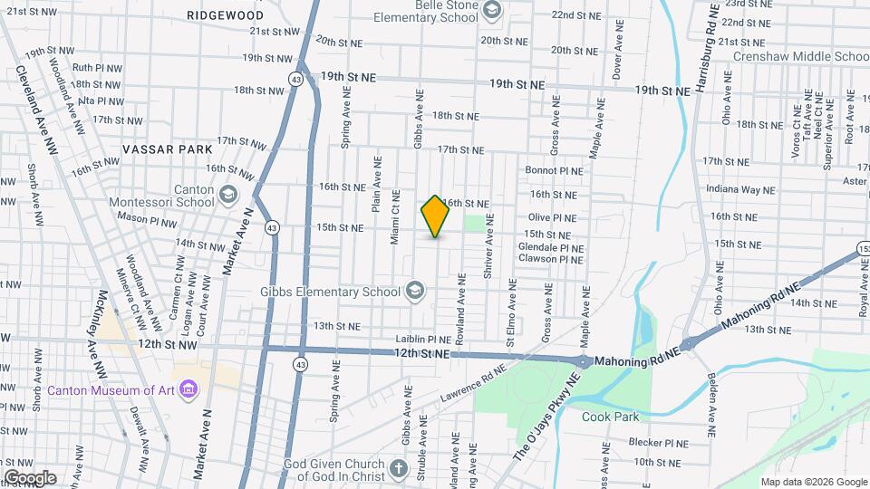 1455 Struble Ave NE Map and Location Details