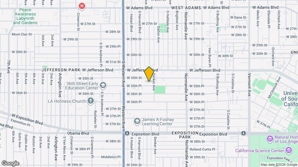 1575 W 35th Pl, Unit 101 Map and Location Details