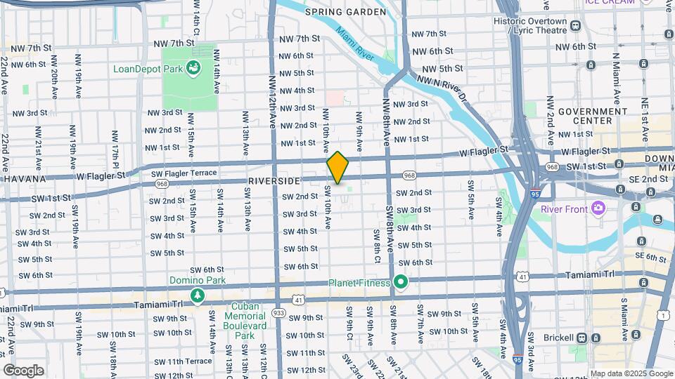 975 SW 2nd Ave Map and Location Details