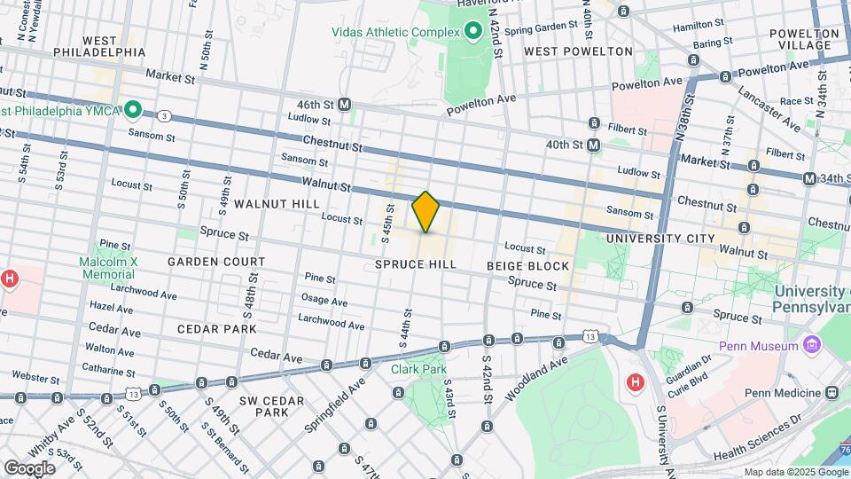 249 S 44th St Map and Location Details