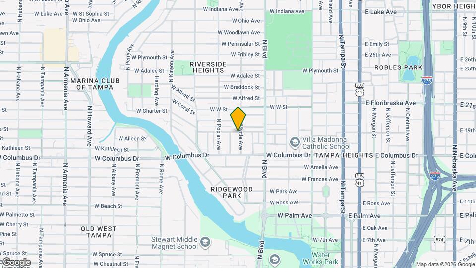 2722 N Myrtle Ave Map and Location Details