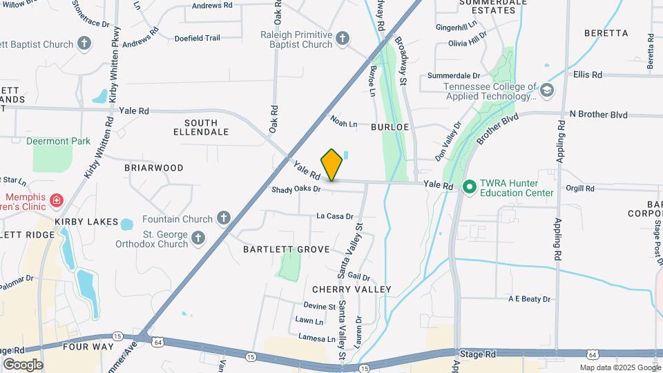 7220 Shady Oaks Dr Map and Location Details