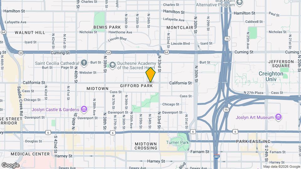 3321 California St Map and Location Details