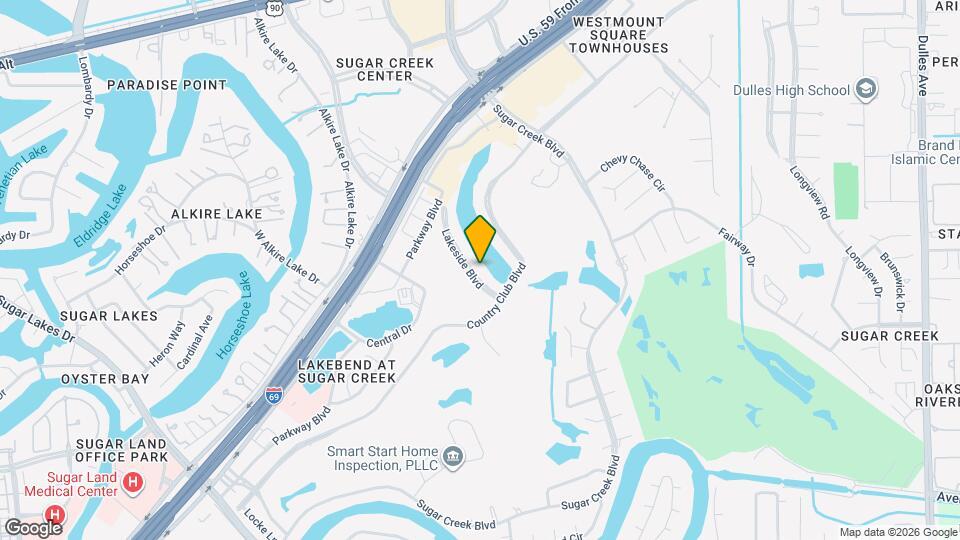 407 Lakeside Blvd Mapa y Detalles de la Ubicación